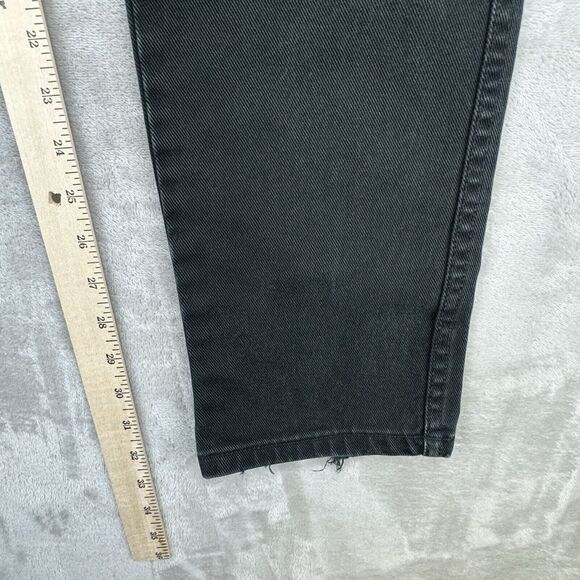 Vtg USA Harley Davidson Black Jeans Denim Women's Size 2 Long Classic Fit 24x33 - Picture 13 of 16